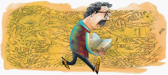 Rotas literárias na revista Veja São Paulo